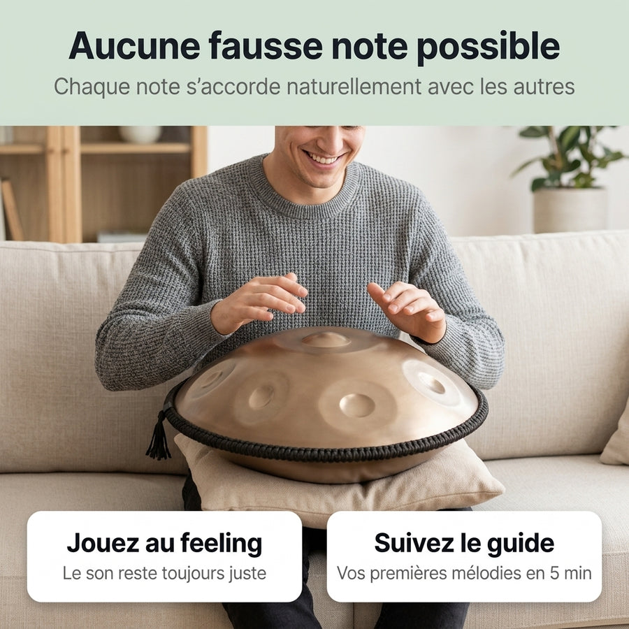 Handpan Exception — Ré mineur (D Kurd)