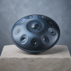 Handpan CELESTIA Eclipse graphite bleu — vue principale originale