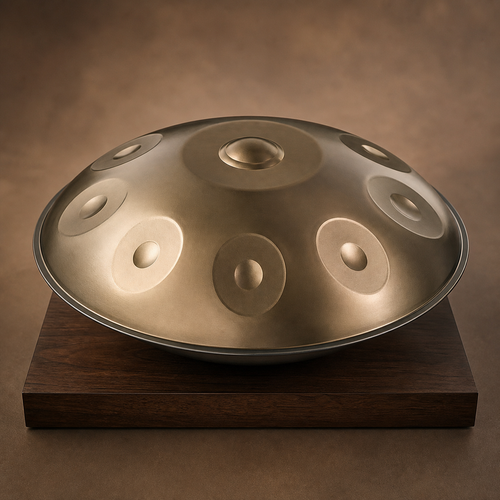 Handpan ELYSIUM doré — vue principale originale