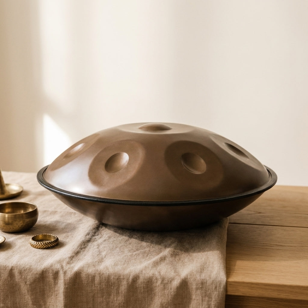 EMBER Bronze 6 notes — photo studio 2, fond ivoire Résonance