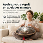 Handpan Chryléo — Ré mineur (D Kurd) en méditation — apaise l'esprit en quelques minutes