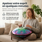 Handpan Cosmos — Ré mineur (D Kurd) en méditation — apaise l'esprit en quelques minutes