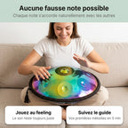 Handpan Cosmos — Ré mineur (D Kurd) — aucune fausse note possible, chaque note s'accorde