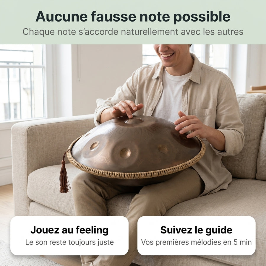 Handpan Elysia — Ré mineur (D Kurd)