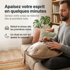Handpan Mandala — Ré mineur (D Kurd) en méditation — apaise l'esprit en quelques minutes