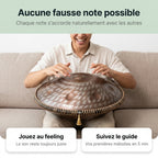Handpan Orion — Ré mineur (D Kurd) — aucune fausse note possible, chaque note s'accorde