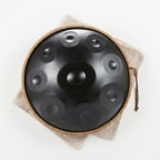 Handpan Vagues Célestes — Ré mineur (D Kurd) vu de dessus — disposition des notes