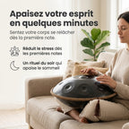 Handpan Vagues Célestes — Ré mineur (D Kurd) en méditation — apaise l'esprit en quelques minutes
