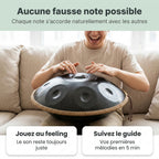 Handpan Vagues Célestes — Ré mineur (D Kurd) — aucune fausse note possible, chaque note s'accorde