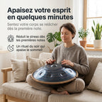 Handpan Voyage Intérieur — Ré mineur (D Kurd) en méditation — apaise l'esprit en quelques minutes