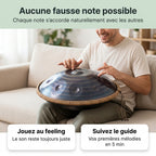 Handpan Voyage Intérieur — Ré mineur (D Kurd) — aucune fausse note possible, chaque note s'accorde