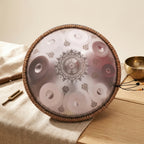 MANDALA Sol mineur 9 notes — photo studio 2, fond ivoire Résonance