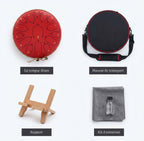 Tongue Drum Atlas Mélodie — ce qui est inclus : housse, support, kit d'entretien