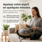 Tongue Drum Lunar en méditation — apaise l'esprit en quelques minutes