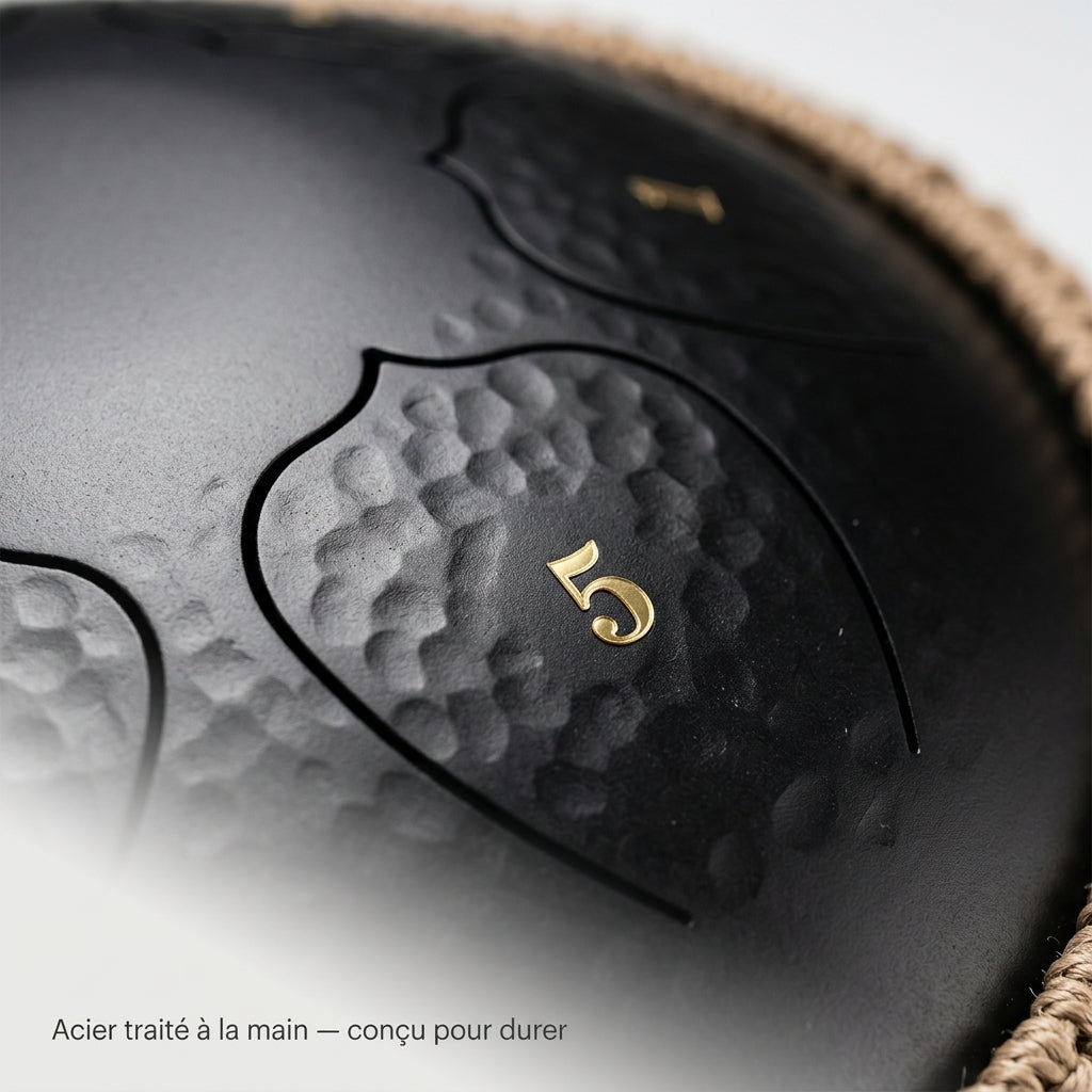 Acier traité à la main du Tongue Drum Océan Serein — conçu pour durer