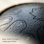 Acier traité à la main du Tongue Drum Rêve Éthéré — conçu pour durer