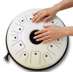 Tongue Drum Zenara — gros plan, prêt à jouer