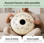 Tongue Drum Zenara — aucune fausse note possible, chaque note s'accorde
